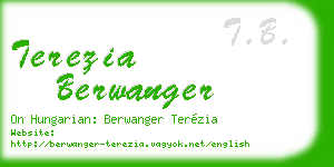 terezia berwanger business card